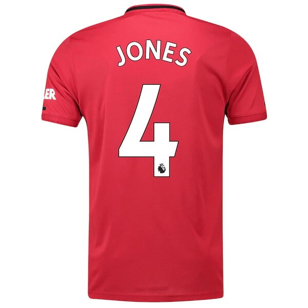 Camiseta Manchester United NO.4 Jones Replica Primera Ropa 2019/20 Rojo